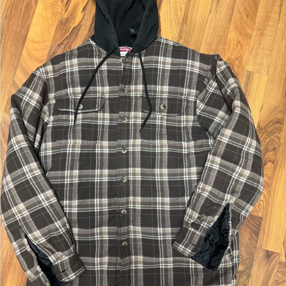 EUC Wrangler lined flannel, medium, Men’s